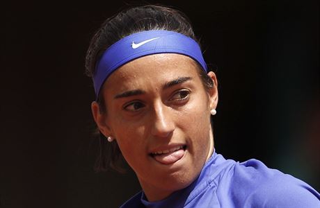 Francouzka Caroline Garciaov ve tvrtfinle French Open proti Karoln...