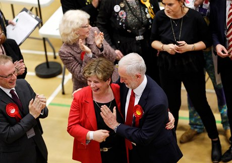 Jeremy Corbyn po výsledcích pedasných parlamentních voleb.