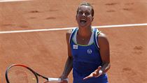 Barbora Strcov na French Open.