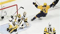 Hokejist Nashvillu porazili ve tetm finle zmosk NHL Pittsburgh vysoko 5:1