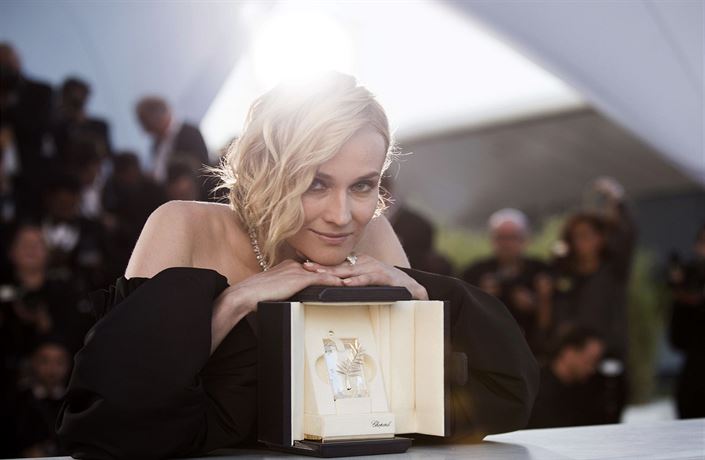 Here�ka Diane Krugerová. 70th Cannes Film Festival.