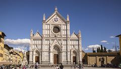 Schody florentsk baziliky budou kropit kvli obdvajcm lidem