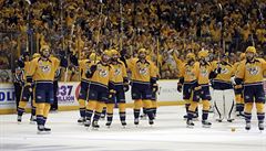 Finále NHL, Stanley Cup, Nashville vs. Pittsburgh: hokejisté domácích slaví... | na serveru Lidovky.cz | aktuální zprávy