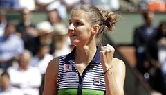 Karolína Plíková na French Open.