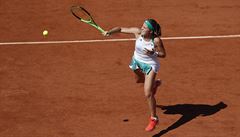Lotyka Jelena Ostapenková v semifinále French Open.