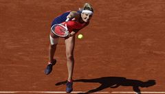 výcarka Timea Bacsinszki v semifinále French Open.