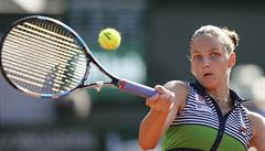 Karolína Plíková v semifinále French Open.