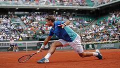 výcar Stan Wawrinka v semifinále French Open proti Britu Andymu Murraymu.