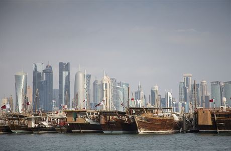 Pístav v katarském Dauhá.