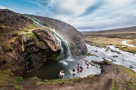 Termální vodopád Laugarvellir