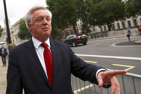 Britský ministr pro brexit David Davis.