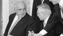Helmut Kohl a Vclav Klaus.