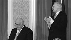 Helmut Kohl a Václav Klaus.