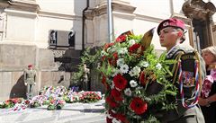 Pietní vzpomínka pi píleitosti 75. výroí boje a úmrtí eskoslovenských...