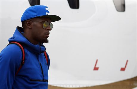 Jamajsk sprinter Usain Bolt piletl 25. ervna do Ostravy, kde se zastn...