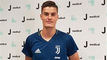 Patrik Schick v dresu Juventusu.