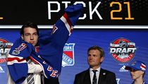 Filip Chytil, volba prvnho kola draftu NHL 2017 NY Rangers.