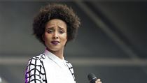Izraelská zpěvačka s etiopskými kořeny Ester Rada vystoupila 23. června v Praze...