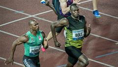 Závr závodu na 100 metr na Zlaté trete 2017.