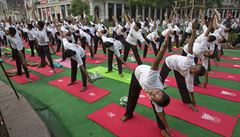 Mezinárodní den jógy nejvíce proívají lidé v Indii. Tam údajn jóga vznikla.