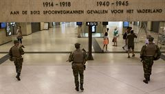 Belgičtí vojáci na hlavním nádraží | na serveru Lidovky.cz | aktuální zprávy