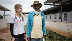 Lékaka Veronika Polcová na misi Léka bez hranic v africkém Svazijsku.