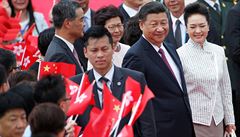 Píjezdu ínského prezidenta Si in-pchinga do Hongkongu pedcházely velké...
