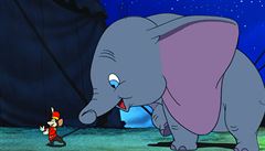 Animovaný snímek Dumbo (1941). zábr z remasterované verze