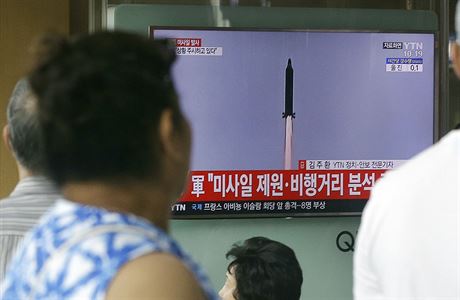 Lid v Soulu sleduj odpal rakety ze Severn Koreji.