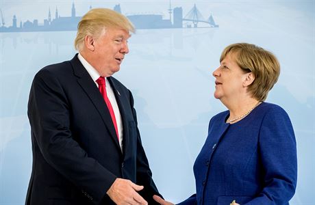 Klima i voln obchod. To jsou tmata k jednn mezi Merkelovou a Trumpem.