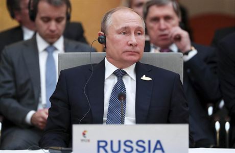 Ruský prezident Putin na jednání BRICS, které je souástí summitu G20 v...