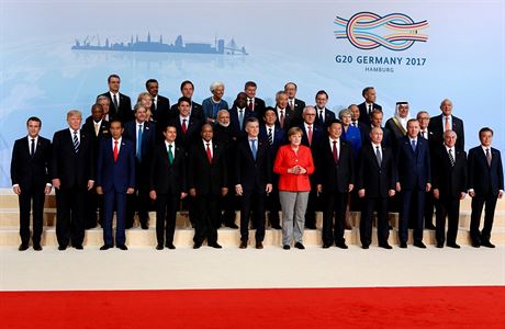 Oficiální foto lídr zemí G20.