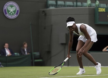 Wimbledon 2017: Amerianka Venus Williamsová v tkém souboji 1. kola proti...
