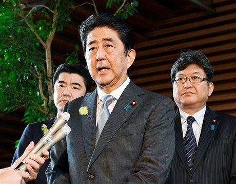Japonský premiér inzo Abé.