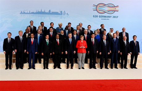 Oficiální foto lídr zemí G20.