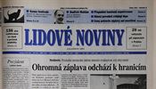 Povodn 1997, velk voda, Morava, archiv LN, pro LN.