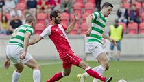 Ppravn fotbalov utkn: SK Slavia Praha - Celtic Glasgow, 4. ervence v...