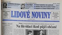 Povodn 1997, velk voda, Morava, archiv LN.