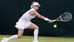 Bethanie Matteková-Sandsová v 1. kole Wimbledonu.
