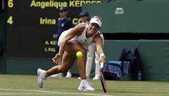 Wimbledon 2017: Nmka Angelique Kerberová v úvodním zápase na letoním...