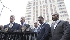 Starosta New Yorku Bill de Blasio oznámil, �e ne�lo o teroristický útok, ale o...