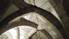 Devná prkna jsou v krypt zakonzervována vápnem ji od 13. století.