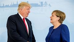 Klima i volný obchod. To jsou témata k jednání mezi Merkelovou a Trumpem.