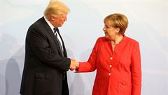 Angela Merkel s Donaldem Trumpem