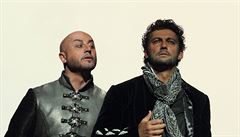Inscenace Othello. Marco Vratogna a Jonas Kaufmann.