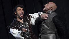 Inscenace Otello. Jonas Kaufmann a Marco Vartogna.