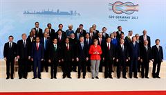 Vrcholní představitelé největších světových ekonomik se sešli v Hamburku