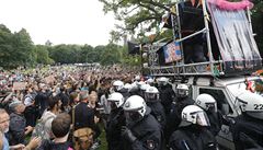 Demonstrace v Hamburku