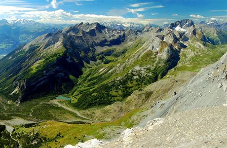 výcarské Alpy - ilustraní foto.