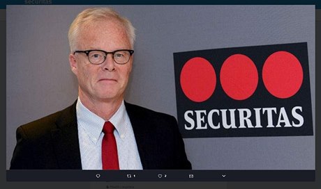 Alf Goransson, prezident a CEO bezpenostní firmy Securitas.